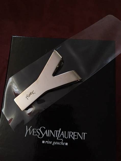 yves saint laurent money clip.